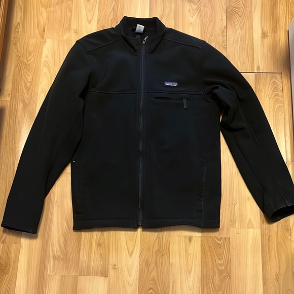 Patagonia Mens Med Black full Zip Fleece Inside Jacket